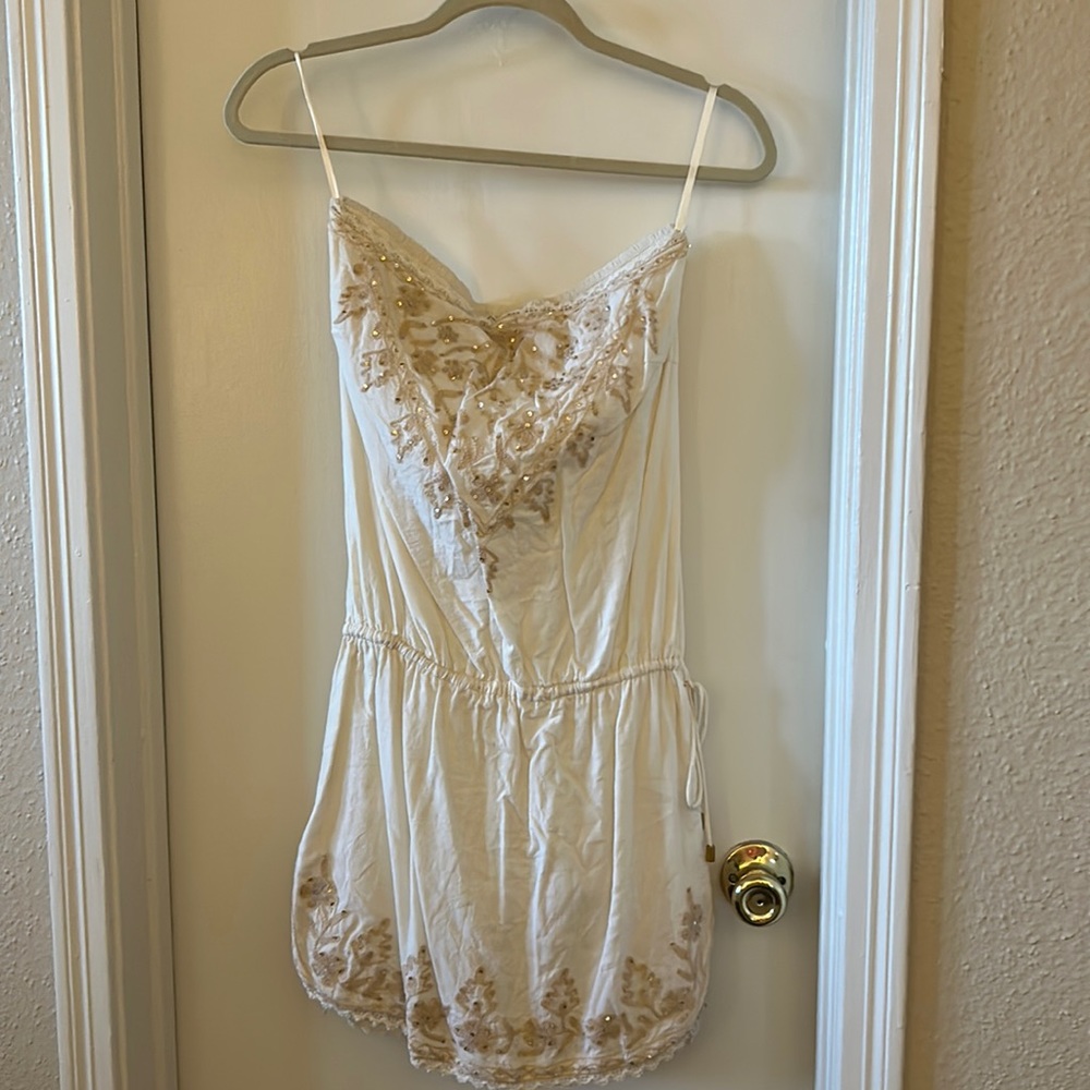 Strapless summer dress